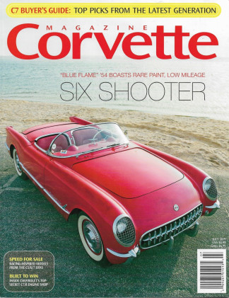 CORVETTE MAGAZINE 2019 JULY - '54 RARE PAINT-LOW MILE,CORVETTE RACING TEAM SHOP